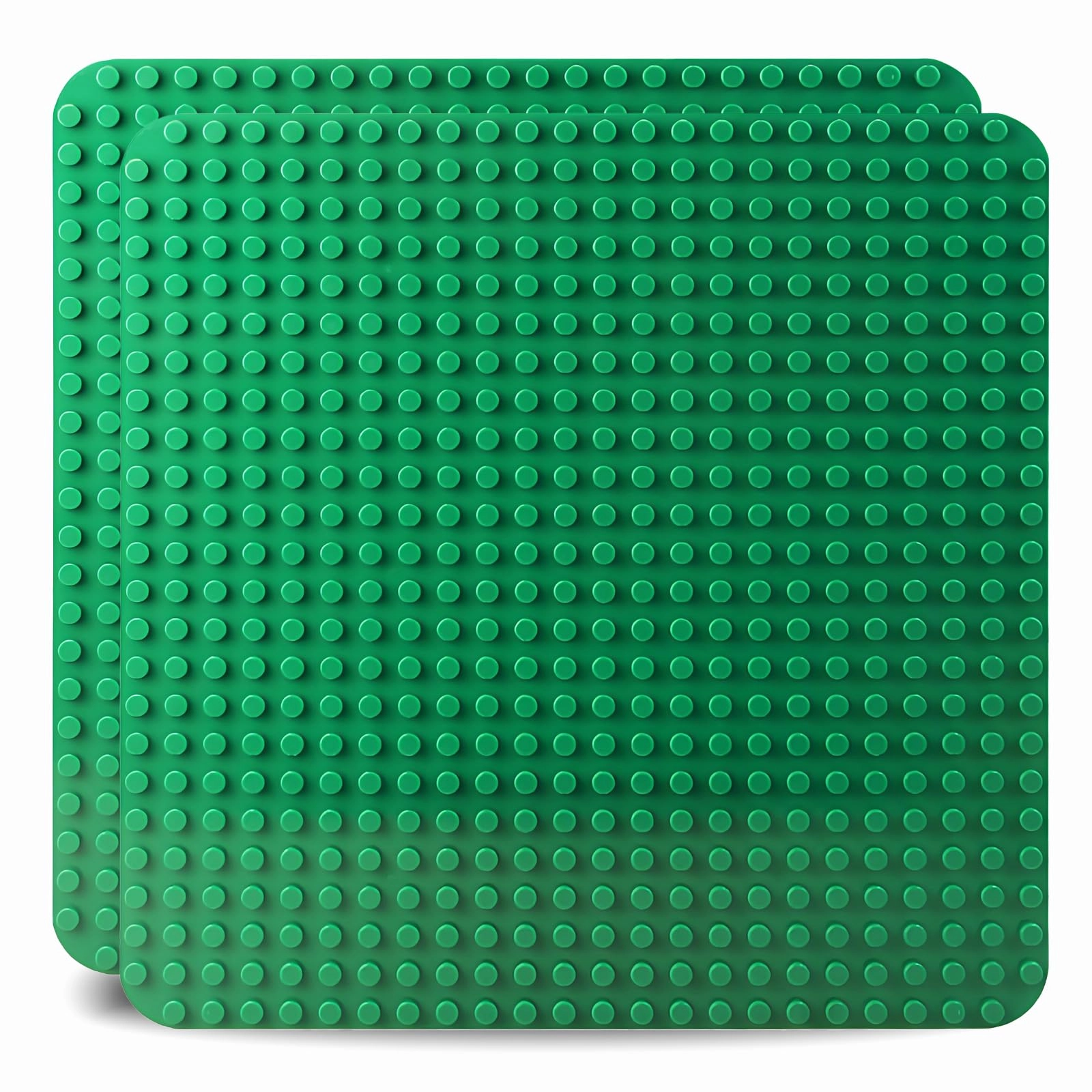 HUIZDQ Large Building Block Base Plates - 2pcs