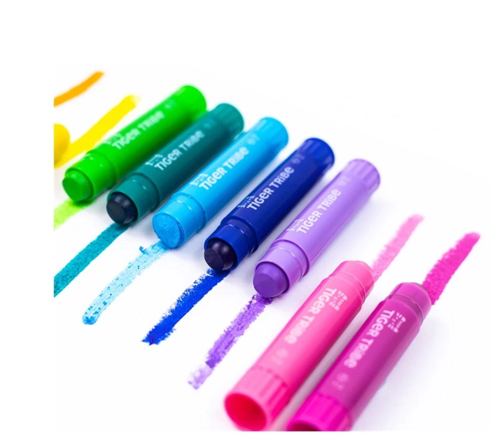 Mini Silk Crayons - 12 Pcs