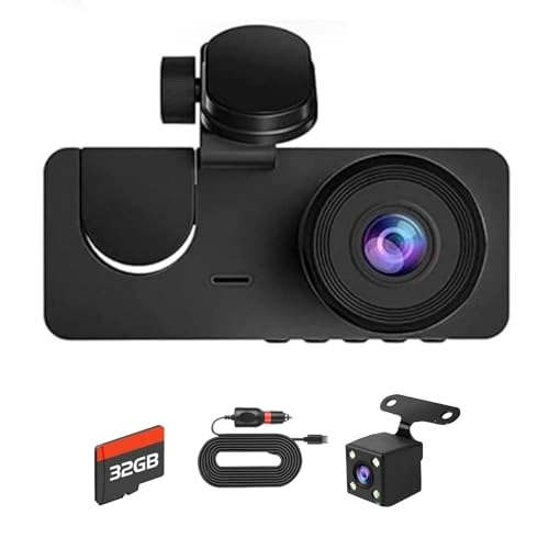 Dash Cam - 32GB 3 Channels G-Sensor