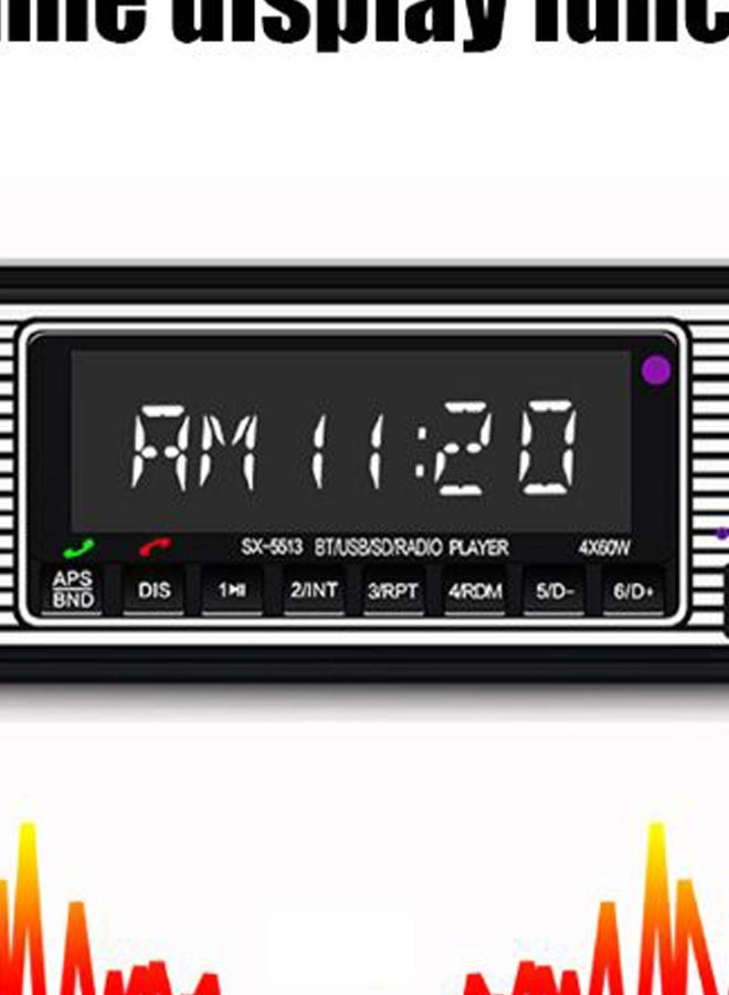 Bluetooth Vintage Radio - Black/White