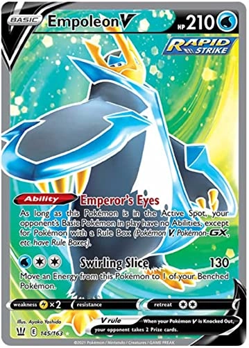 Pokémon Empoleon V - 1pcs + Toploader