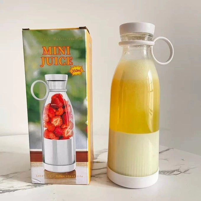 Portable Blender - USB Rechargeable, 4 Stainless Steel Blades