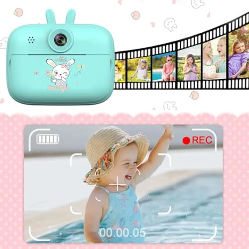 Kids Thermal Print Camera - 2.4 Inches 200dpi