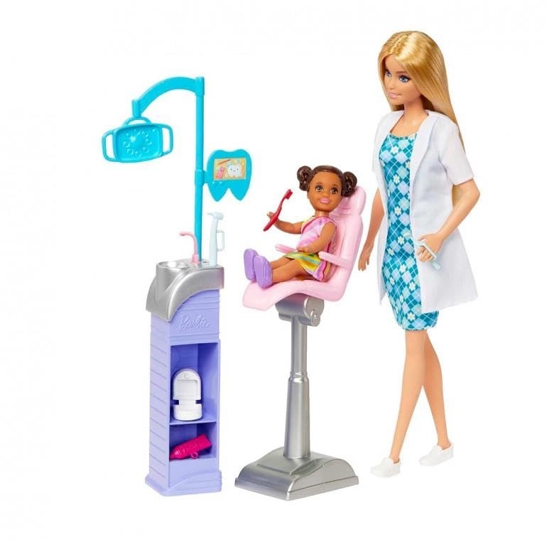 Careers Dentist Doll and Playset - 2 Dolls Ages 3+