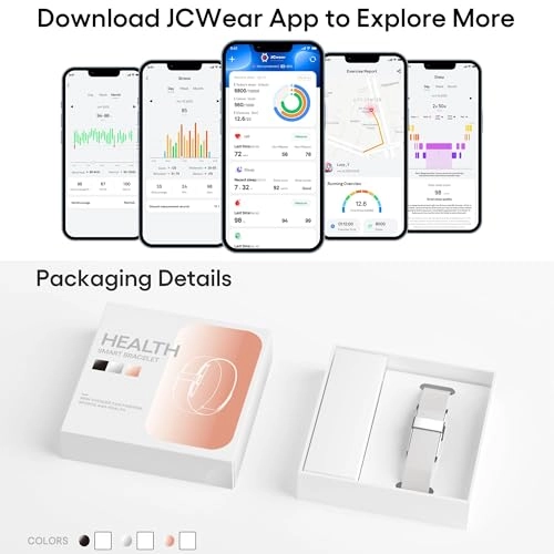 Smart Bracelet - Pink Gold IP68 Waterproof