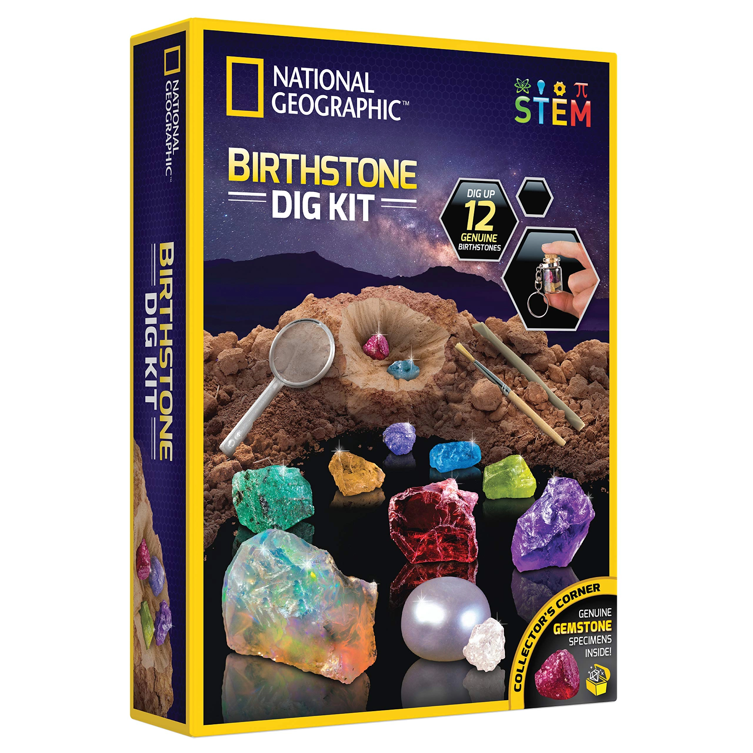 JMW Sales, Inc. Birthstone Dig Kit Science - 8 years+ 12 pieces