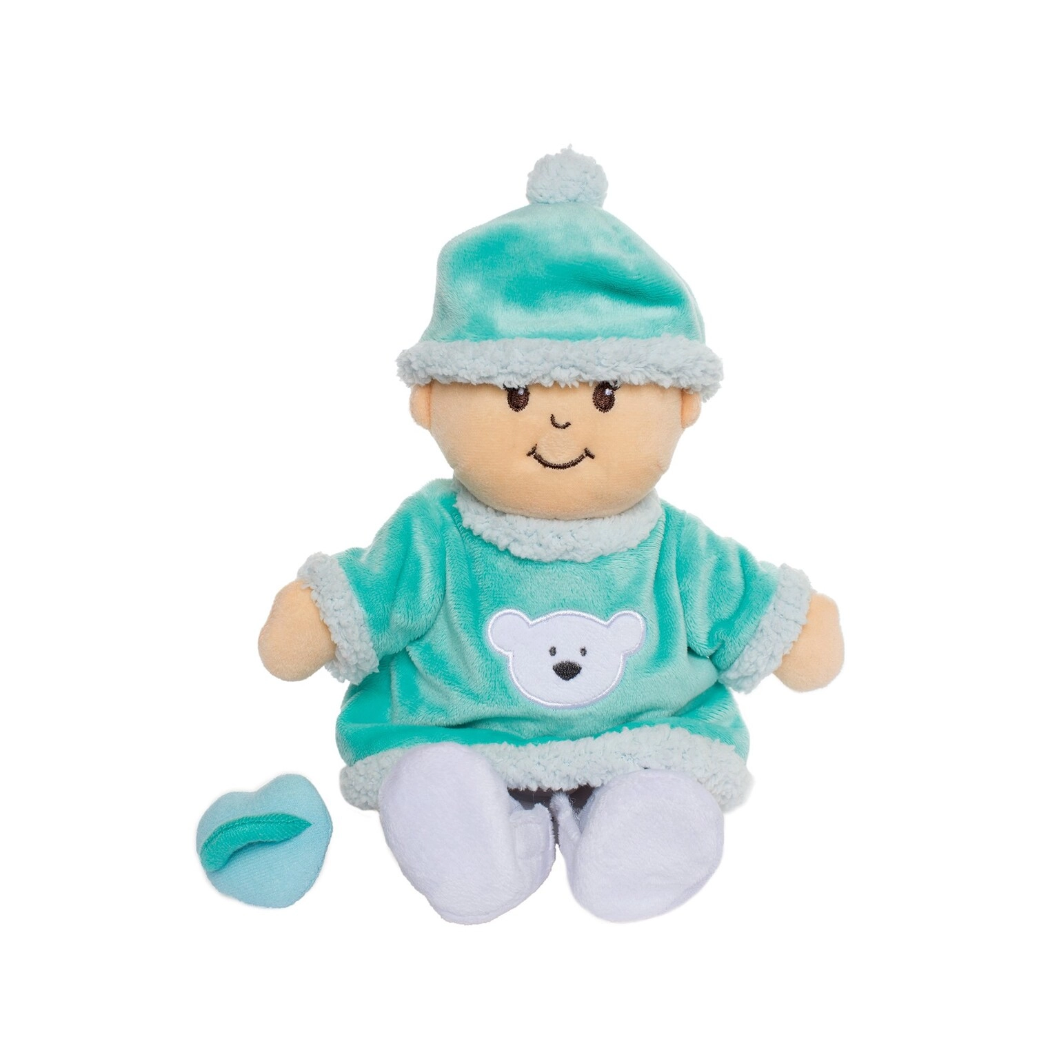 Manhattan Toy Peach Baby Doll - 12 inch Soft Snow Day