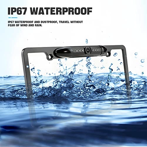 License Plate Frame Backup Camera - Night Vision