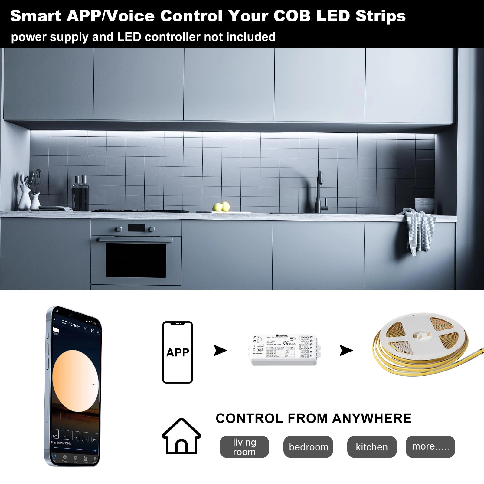 COB LED Strip - 10 Metres