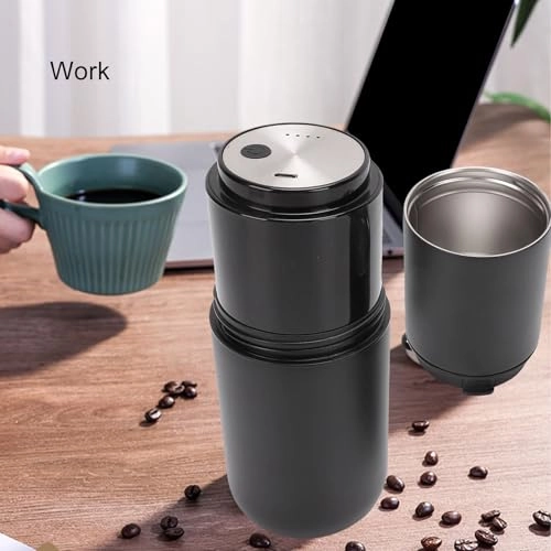 Portable Coffee Maker - 350ML Cordless 1600mAh
