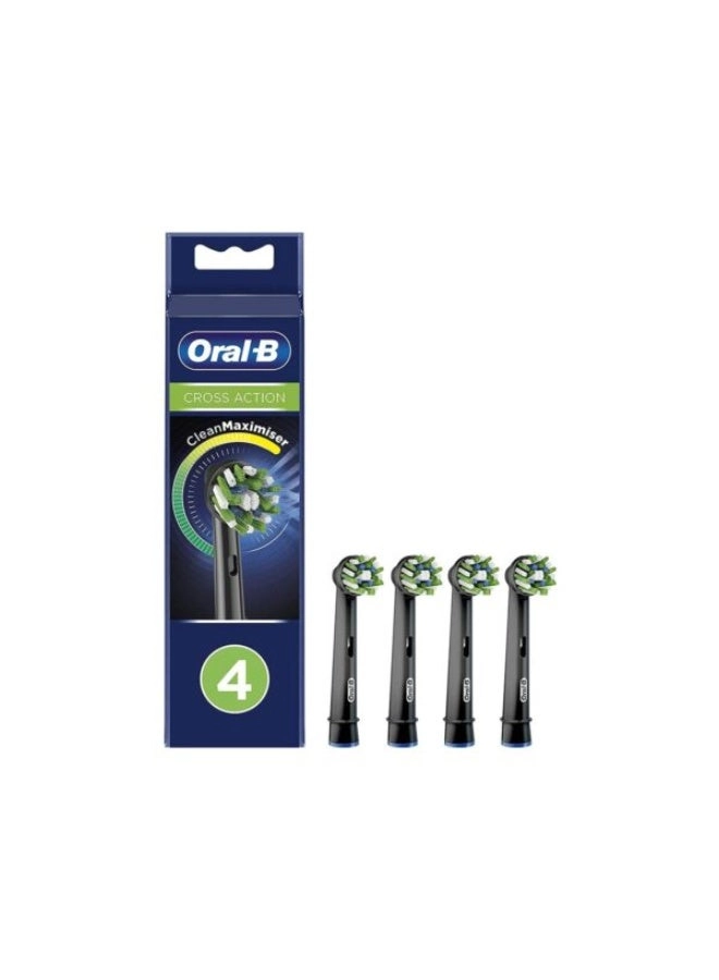 Oral Cross Action CleanMaximiser - 4 Black Pack