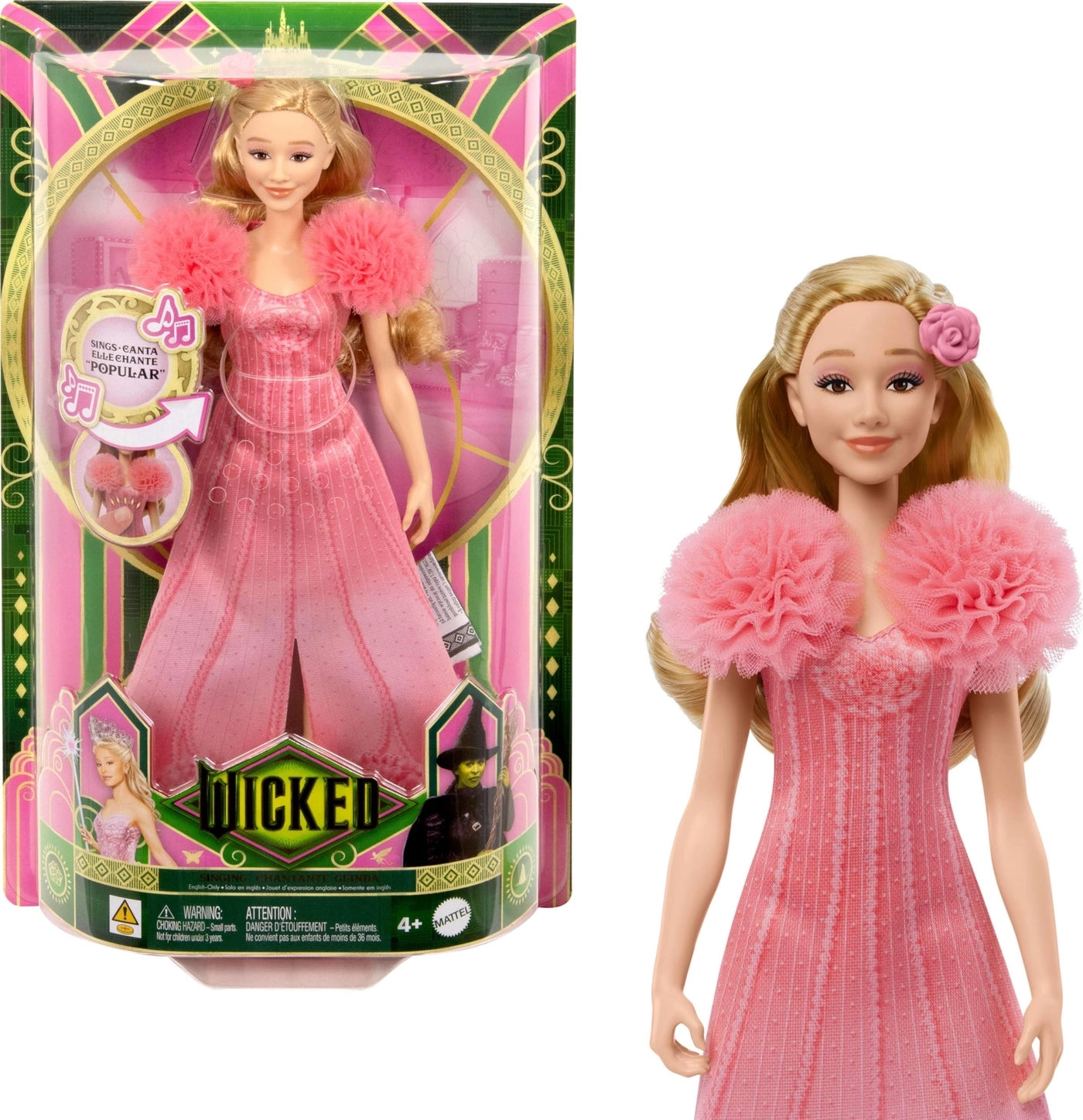 Glinda Fashion Doll - Singing 'Popular' Posable Ages 4+