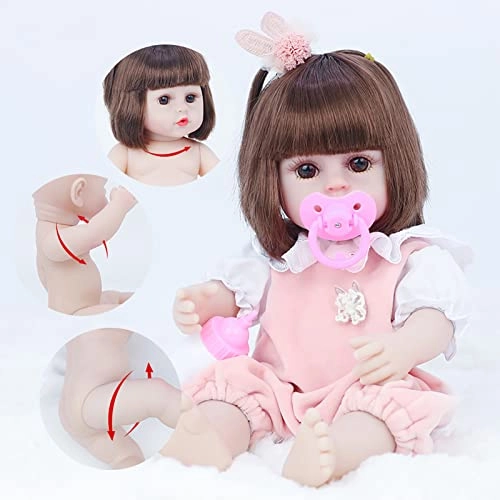 Reborn Baby Doll - 15 Inch Vinyl Mohair