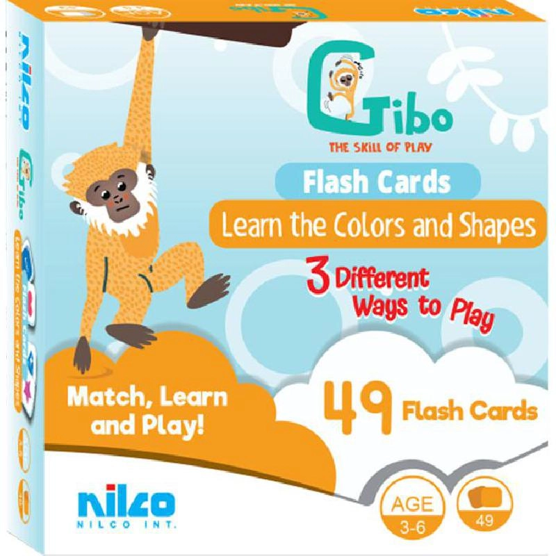 Gibo Flash Card - 3-6 54 pieces