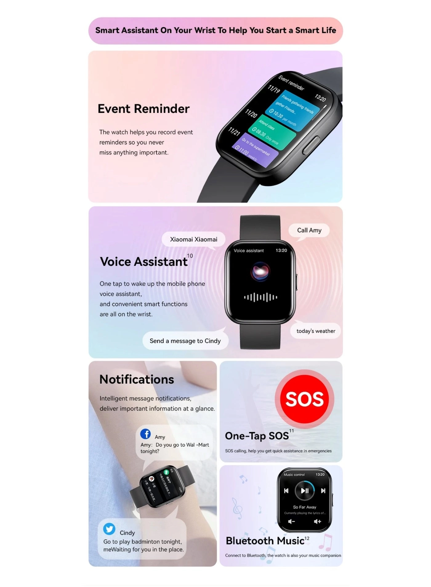 wesmart6 - 2 in HD IP68 Waterproof