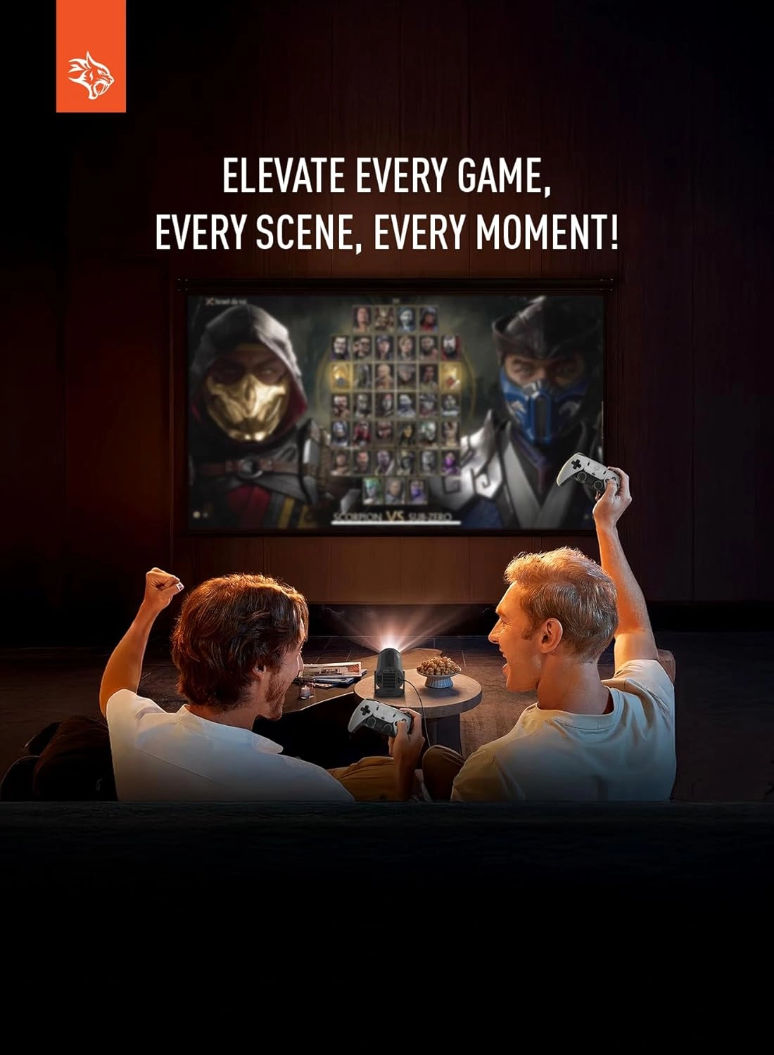 4K Gaming Projector PDX639-BK 150-200 ANSI Lumens