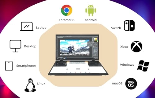Triple Screen Portable Monitor - TS0417-B700ML-M934 15.6" 1080P FHD