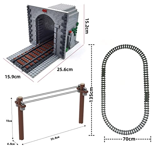 Technology Train Railway Kit - Compatible with Lego