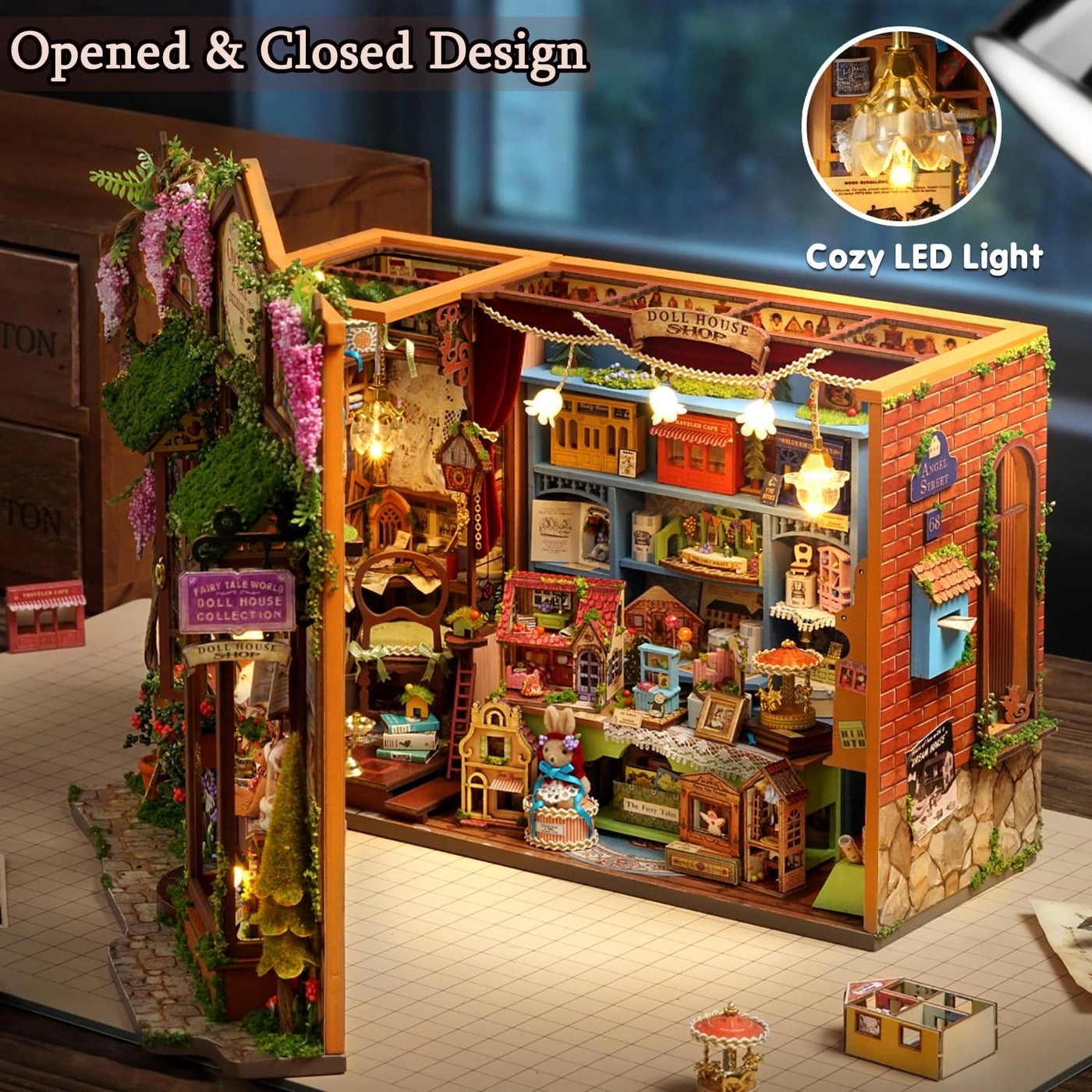 DIY Miniature Dollhouse Kit - Warm Moment 1:24