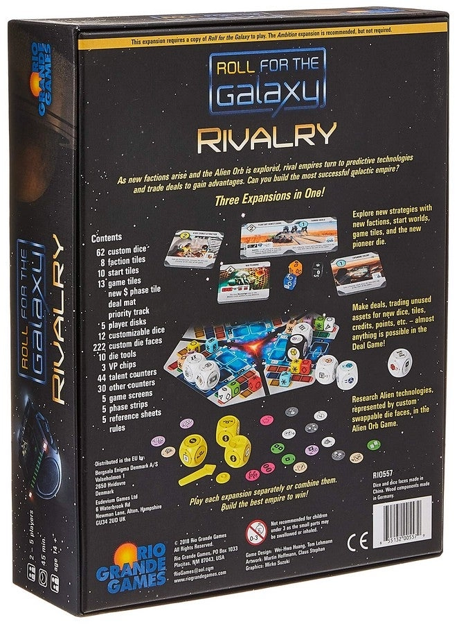 Roll for The Galaxy: Rivalry Expansion