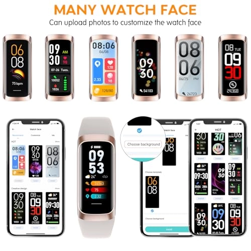 Fitness Activity Tracker - IP67 Blood Pressure Monitor Heart Rate Monitor