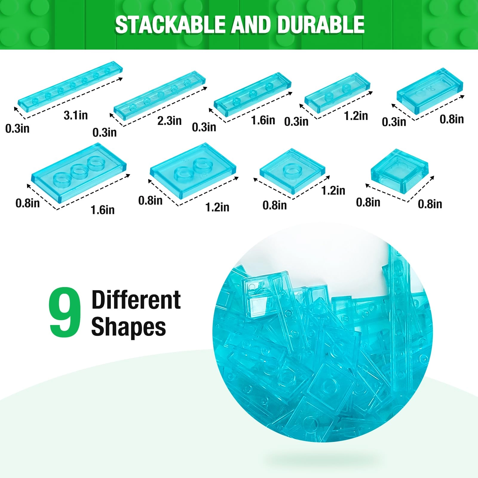 Flat Pieces - 1200 pcs