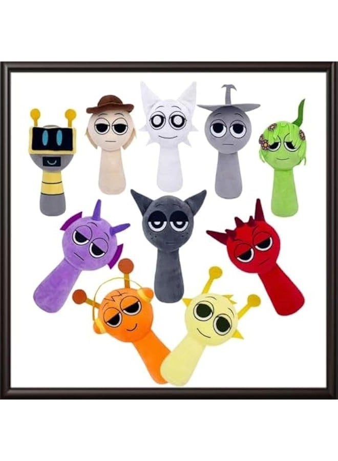 Generic Sprunki Plush - Cartoon Games Plushies 10Pcs