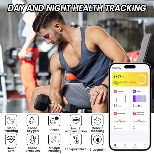 Smart Ring Health Tracker - Silver #11