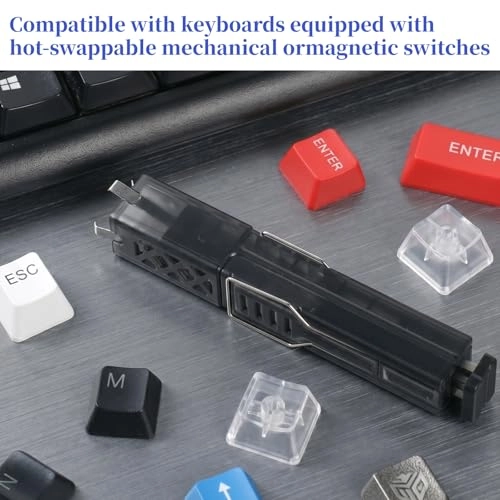 Keycap Puller - 2 in 1 HotSwap Stainless Steel