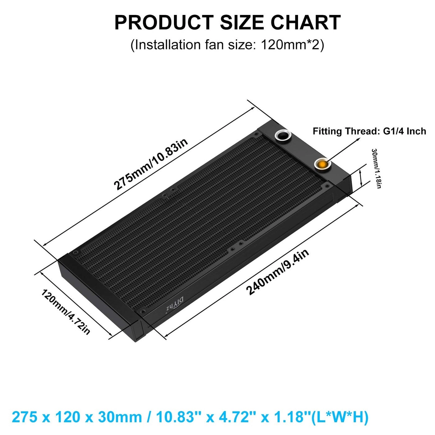 Water Cooling Radiator - 120mm