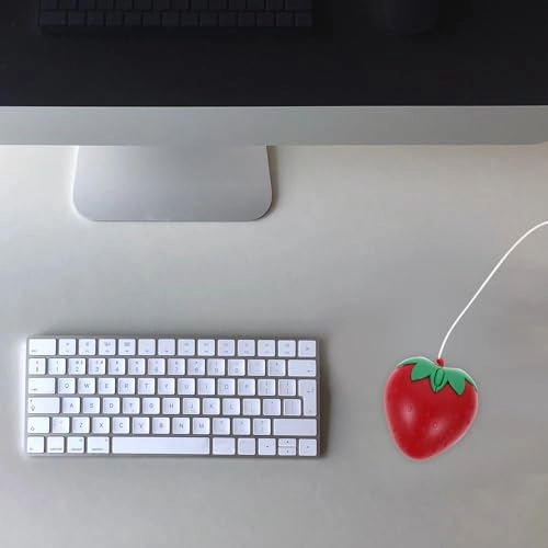 Pink Strawberry Mouse - USB