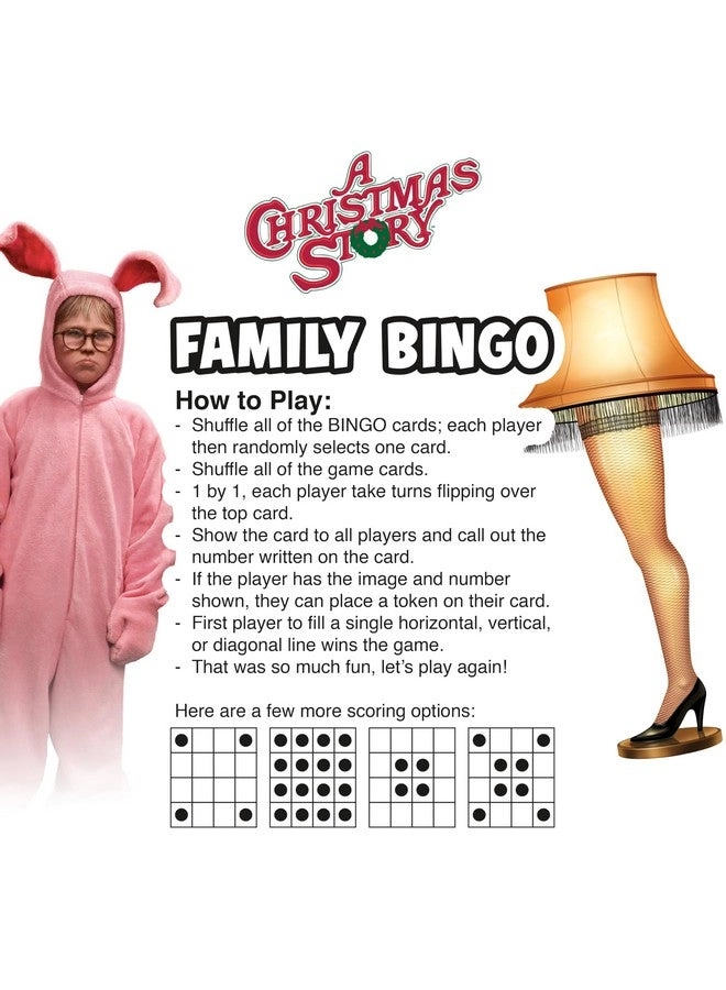 A Christmas Story Family Bingo Game