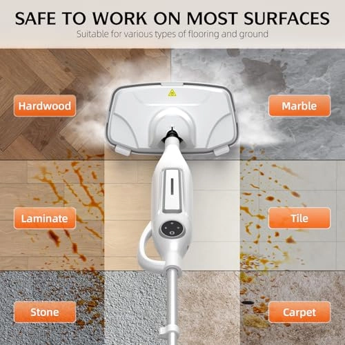 Handheld Steam Mop - 11 Accessories 2 Steam Modes