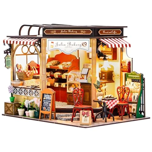 Dollhouse Miniature Kit - Wood LED lights