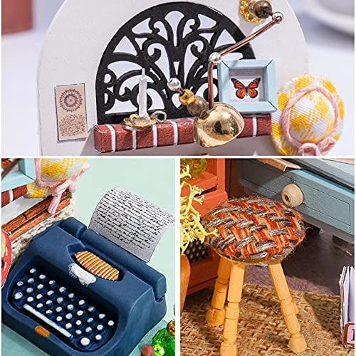 DIY Miniature Furniture Dollhouse Kit - Record Mood