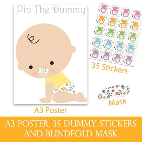 Pin The Dummy On the Baby - Adult 35 Players
