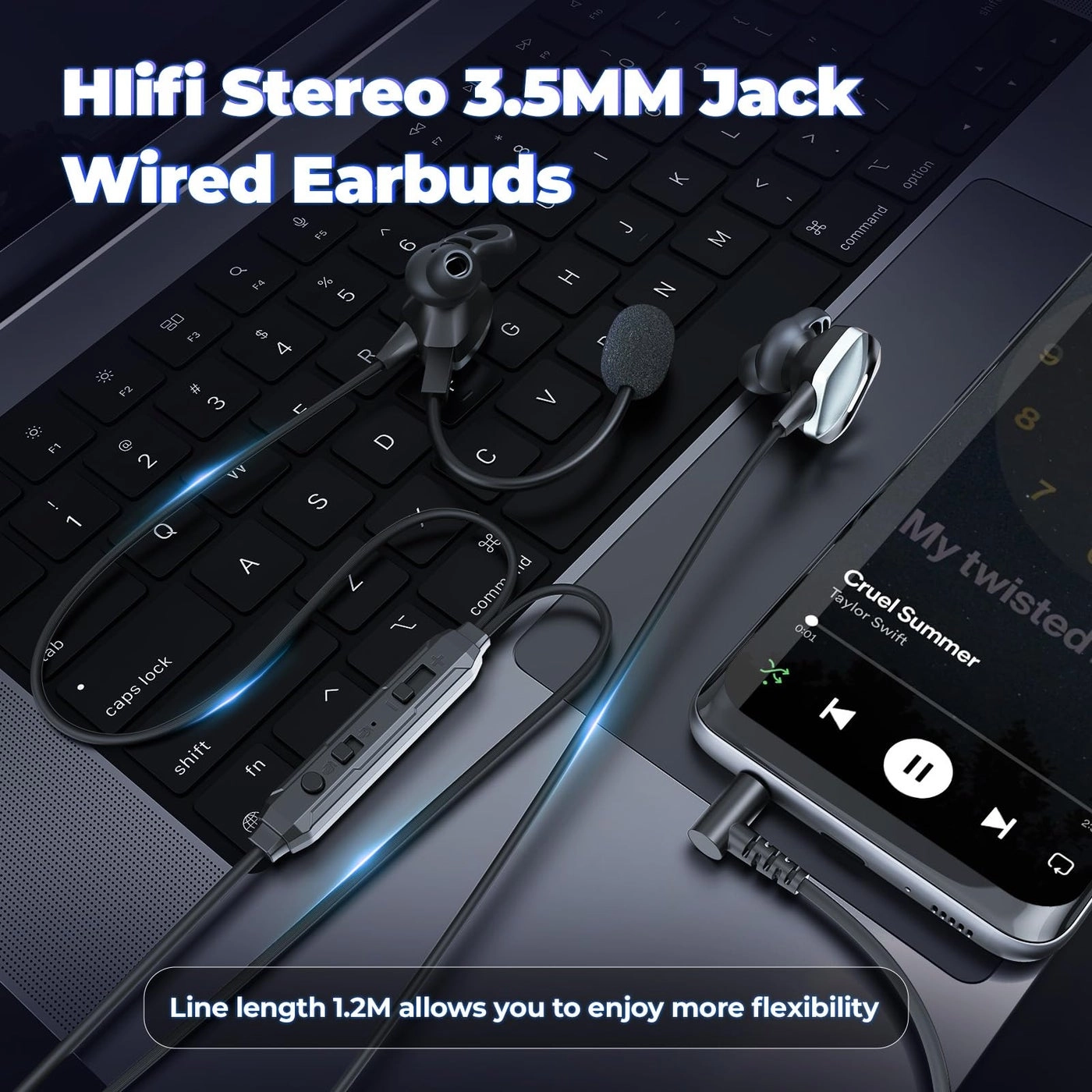 Gaming Earbuds Wired Earbud