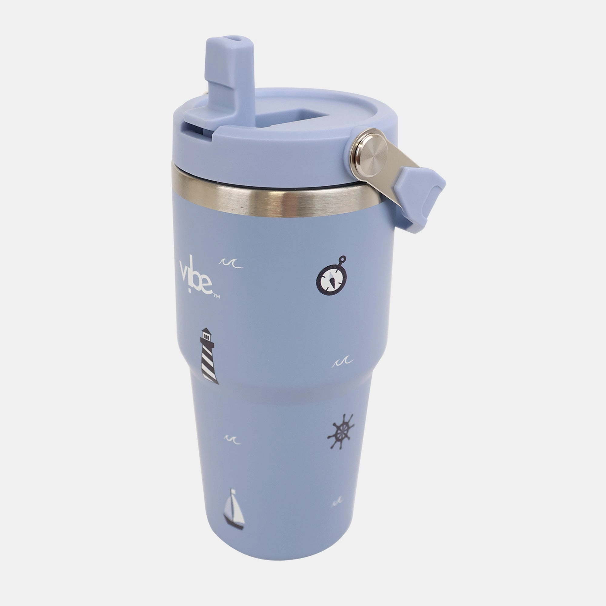 Vibe Sailing Water Bottle Flip Straw 600 ml