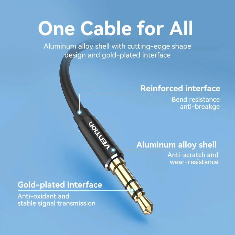 3.5mm Male to Male Audio Cable - 1 m