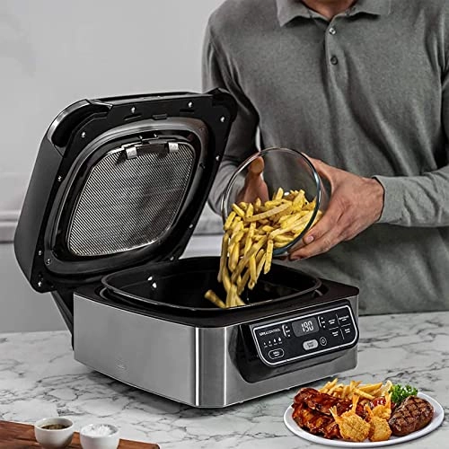 Air Fryer Pad - Stainless Steel+Silicone 1x + Splatter Shield