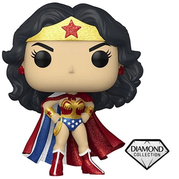 Wonder Woman Classic - Wonder Woman 80th - Diamond Glitter With Cape