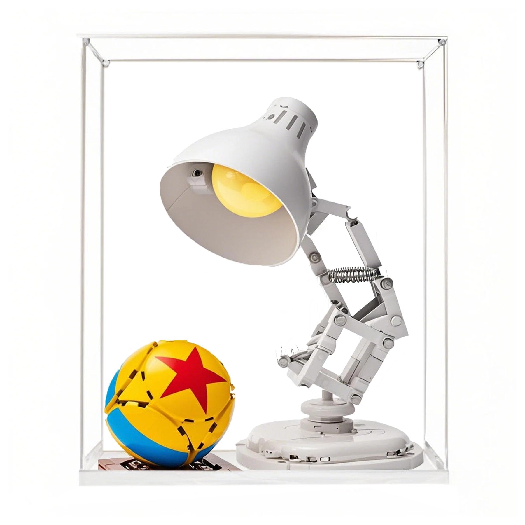 Acrylic Display Case for LEGO 21357 Small Table Lamp - Transparent 3mm Dustproof