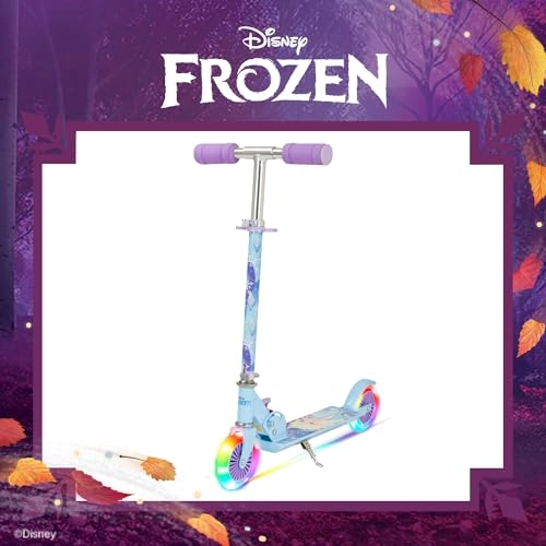 COLORLAND LETS PLAY Frozen 2 Wheel Scooter - LED Light Purple Sp-7062