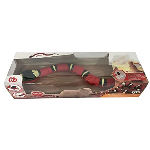 Smart Sensing Snake Toy - Colorful 3D Texture Sleep Mode