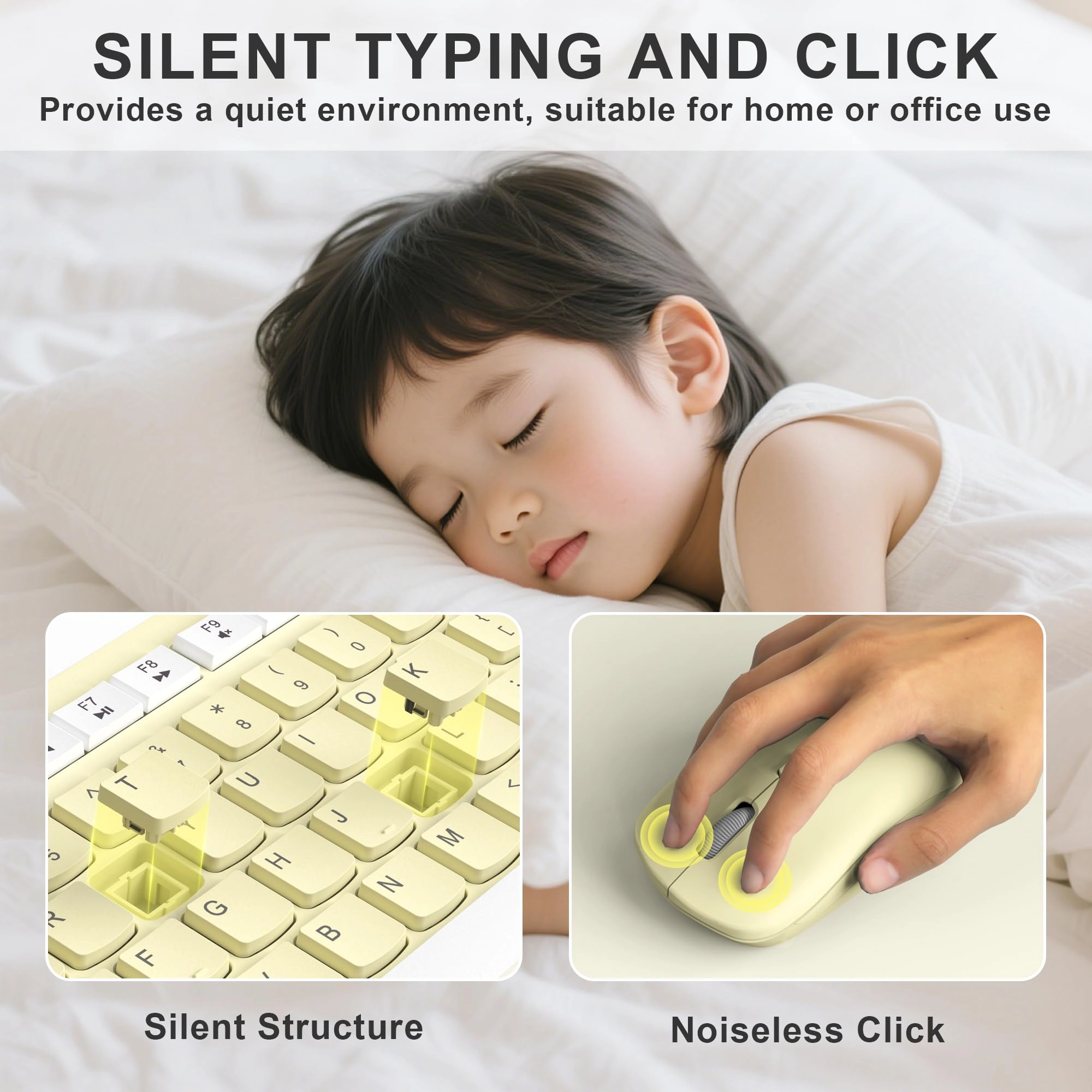 Ergonomic Wireless Keyboard - Wired