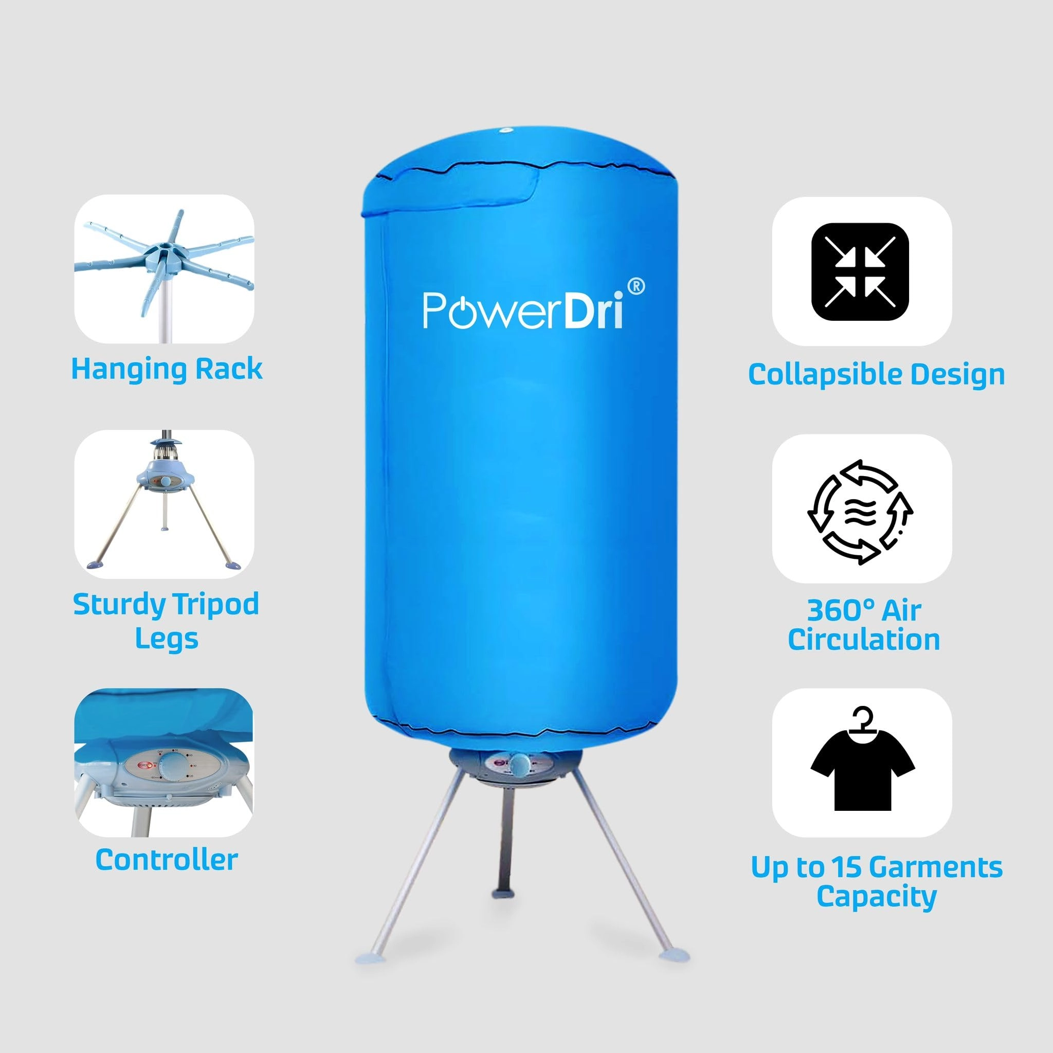 Electric Clothes Dryer - 15kg