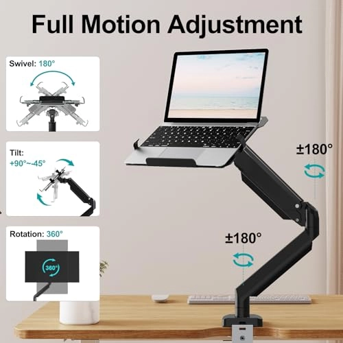 Laptop Arm Mount - 17" 13"- 32"
