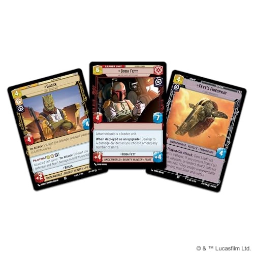 Star Wars: Unlimited Jump to Lightspeed Boba Fett Spotlight Deck - 50-card