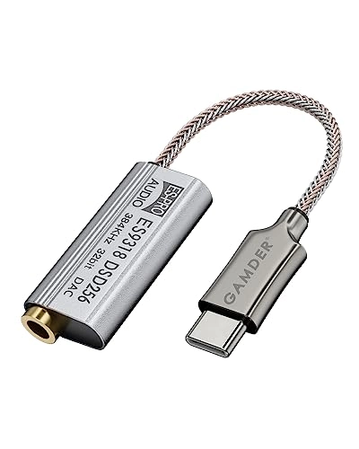 USB Type C to 3.5mm DAC Adapter