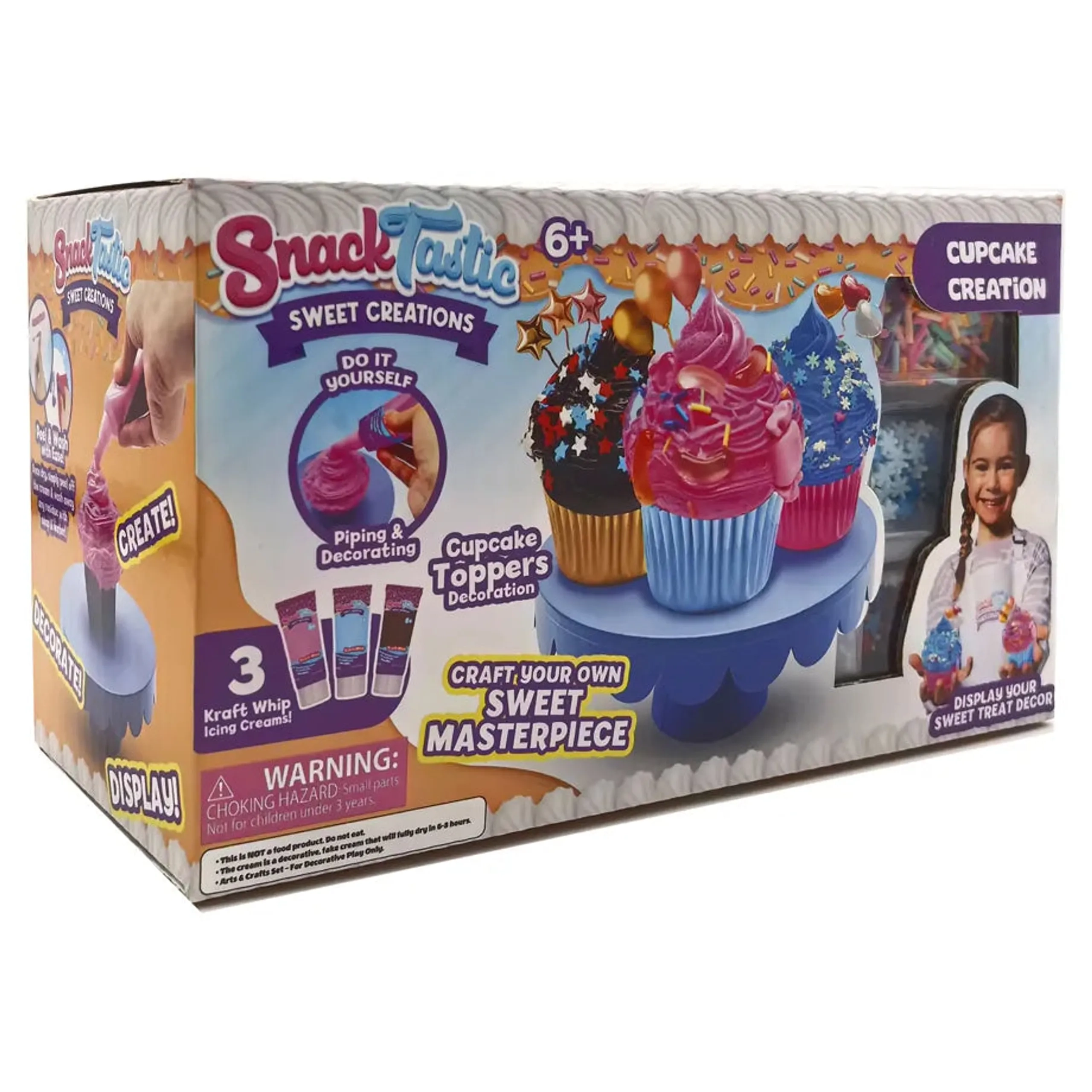 Snack Tastic Cupcakes Creations - DIY Kit Suitable for 6 years & above